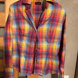 Niformis Vintage? Long Sleeve Flip Cuff Blouse, Italy, L